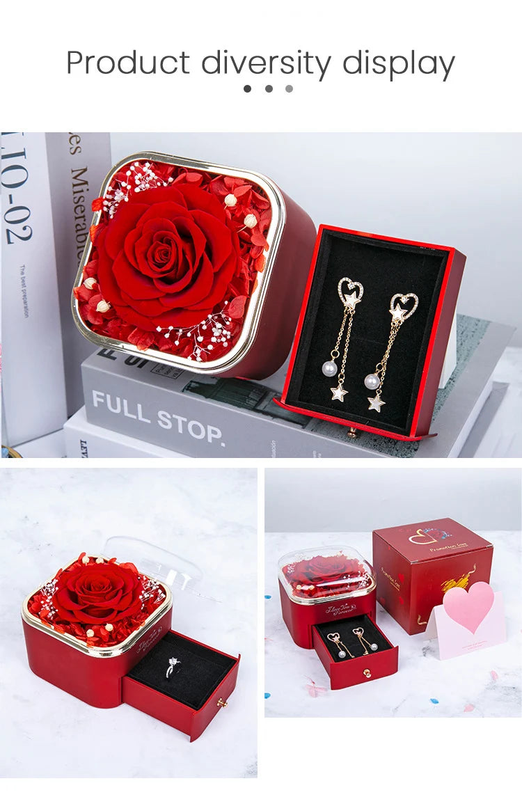 To My Love - Eternal Rose Jewelry Box