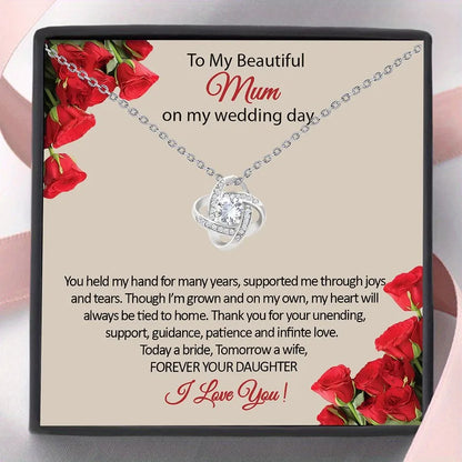 To My Beautiful Mum On My Wedding Day