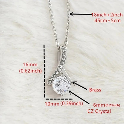 To My Beautiful Daughter Necklace