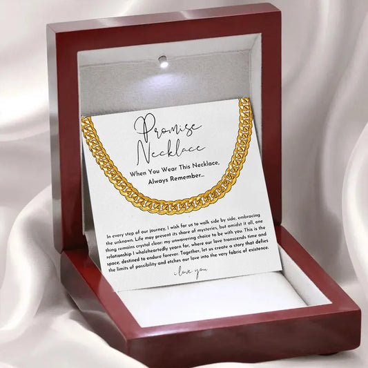 Promise Necklaces 18K Gold Plated