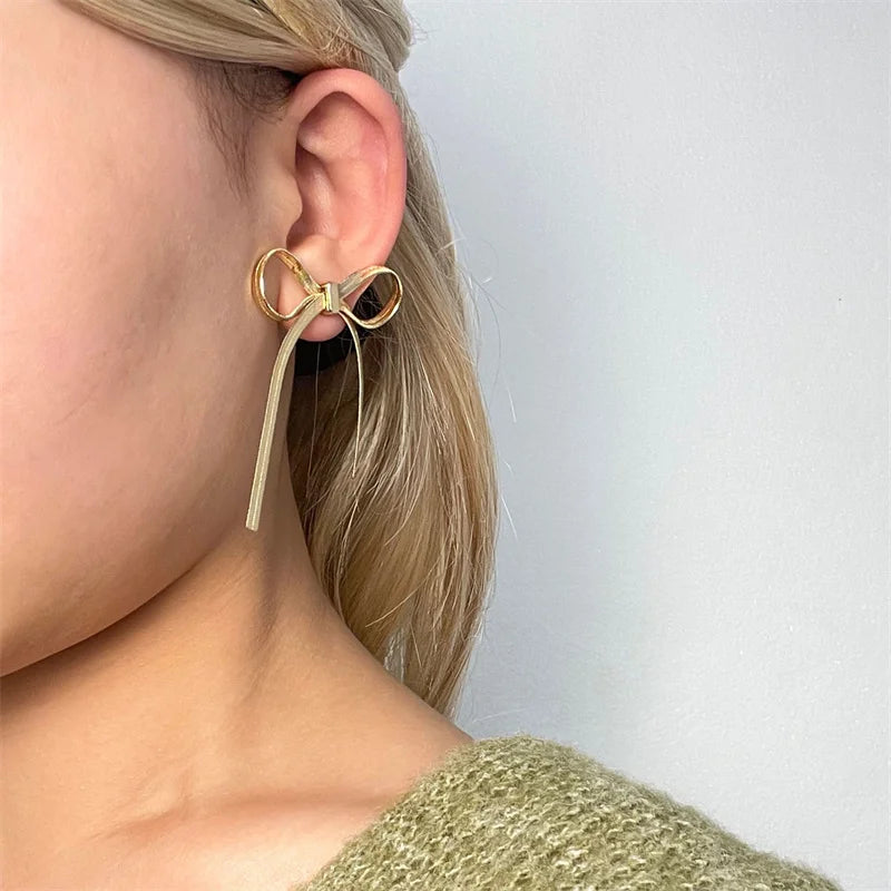 Bowknot Stud Earrings