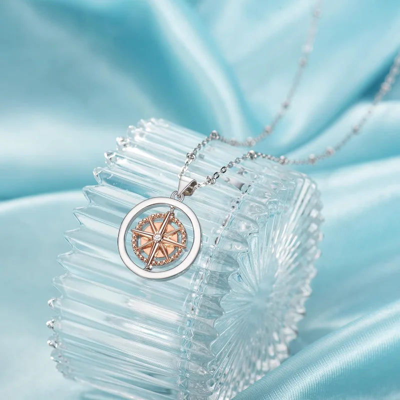 Rotate Compass Necklace