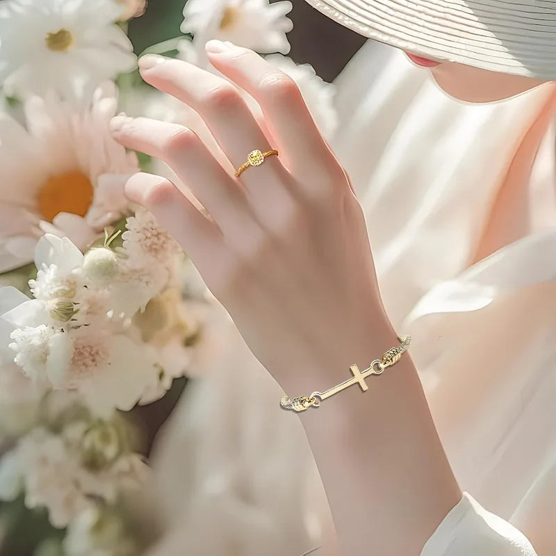 Cross Bracelet  - Psalm 46:5