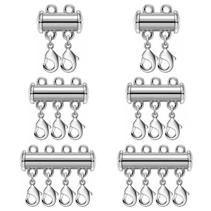 Layered Necklace/Bracelet - Sliding Magnet Tube