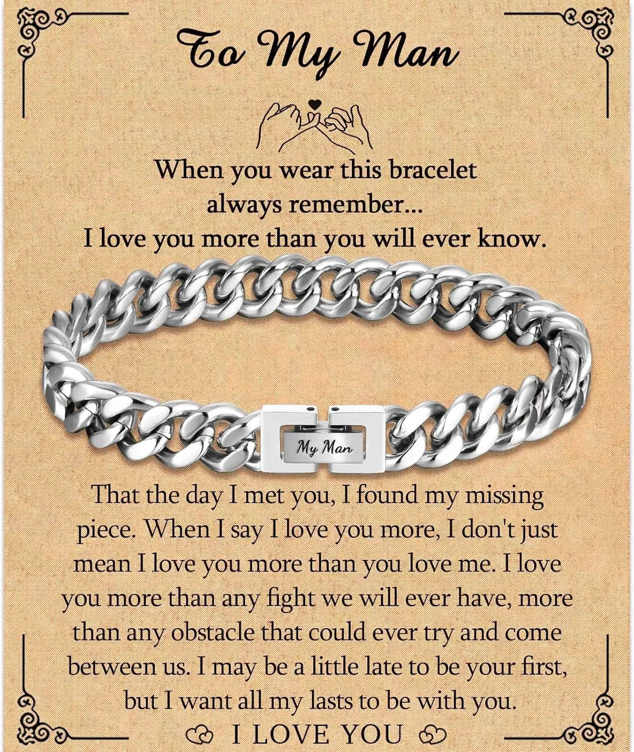 To My (Man/Dad/Boyfriend/Husband/Son)