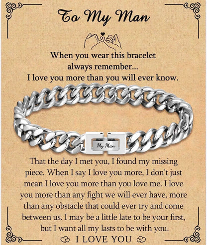 To My (Man/Dad/Boyfriend/Husband/Son)