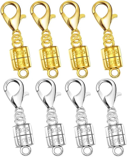 925 Sterling Silver Magnetic Jewelry Clasps