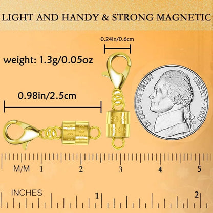 925 Sterling Silver Magnetic Jewelry Clasps