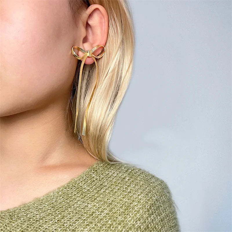 Bowknot Stud Earrings