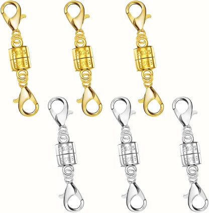 925 Silver Double Lobster Magnetic Jewelry Clasps