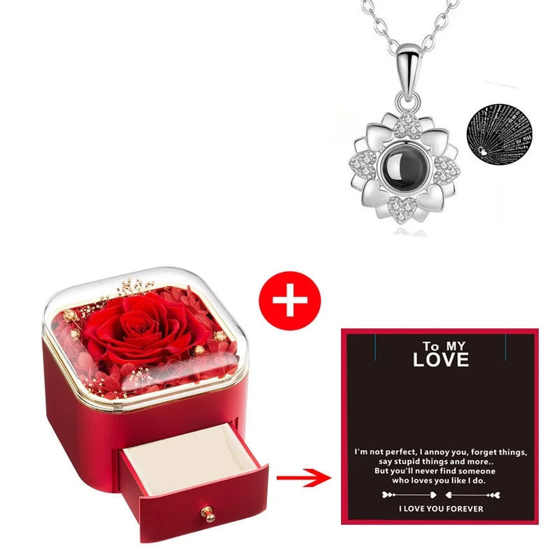 To My Love - Eternal Rose Jewelry Box
