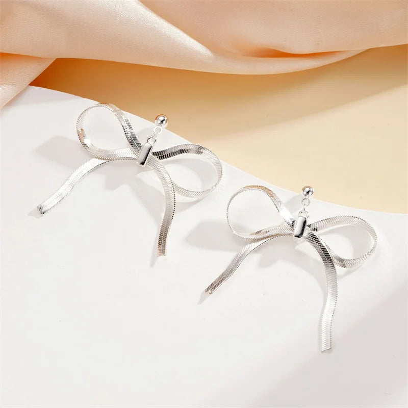 Bowknot Stud Earrings