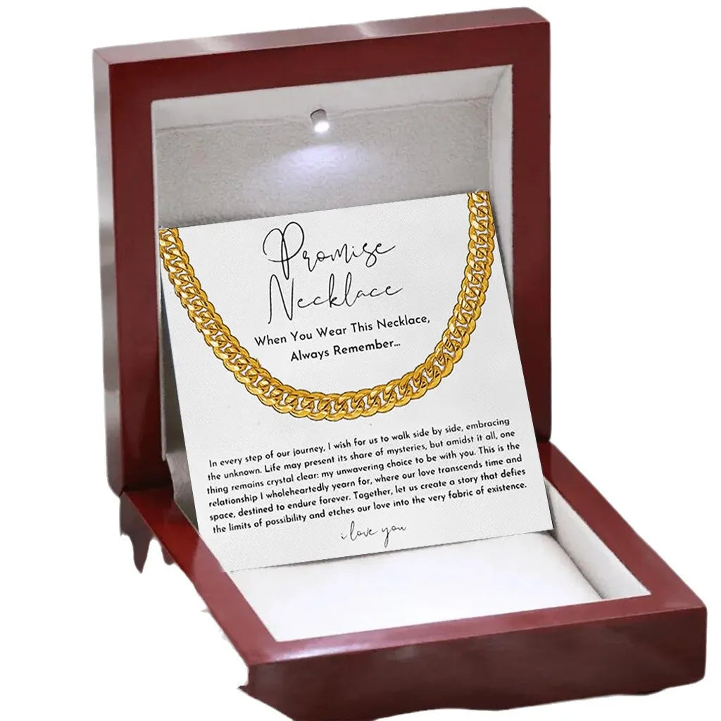 Promise Necklaces 18K Gold Plated