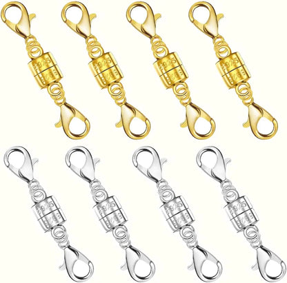 925 Silver Double Lobster Magnetic Jewelry Clasps