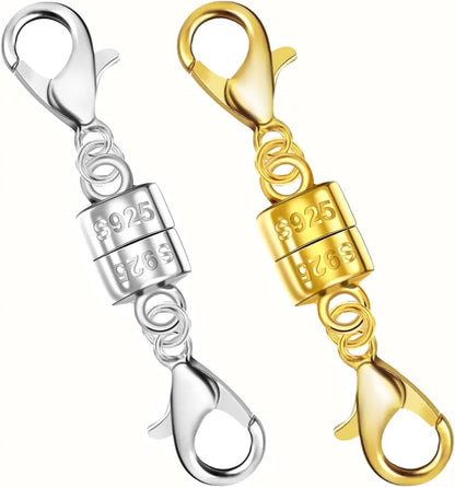 925 Silver Double Lobster Magnetic Jewelry Clasps
