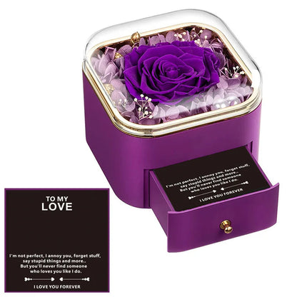 To My Love - Eternal Rose Jewelry Box