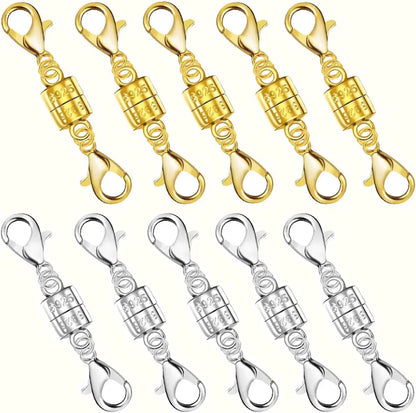 925 Silver Double Lobster Magnetic Jewelry Clasps