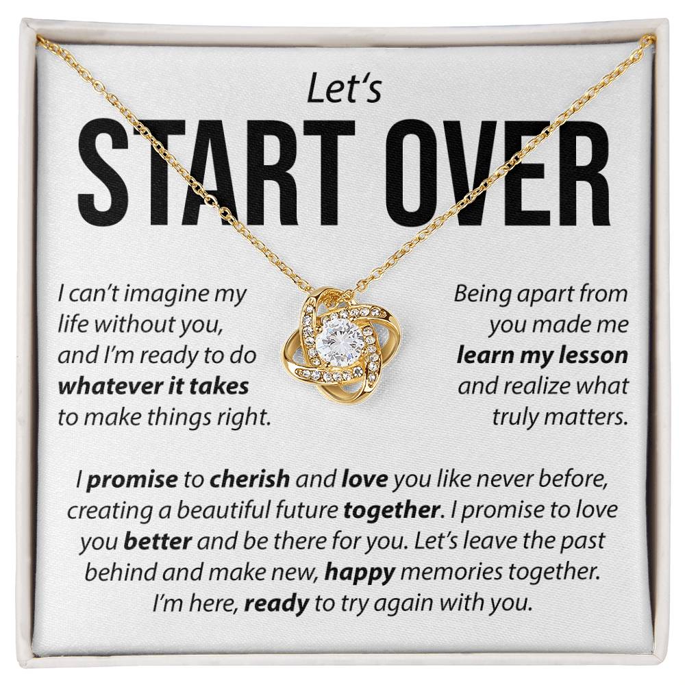 Let's Start Over