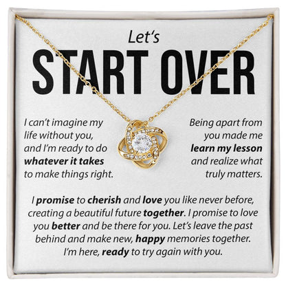 Let's Start Over